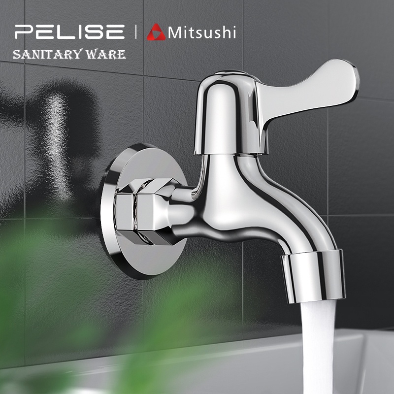 Pelise Bathroom Faucet Universal Splash Back Water Tap High Pressure ...