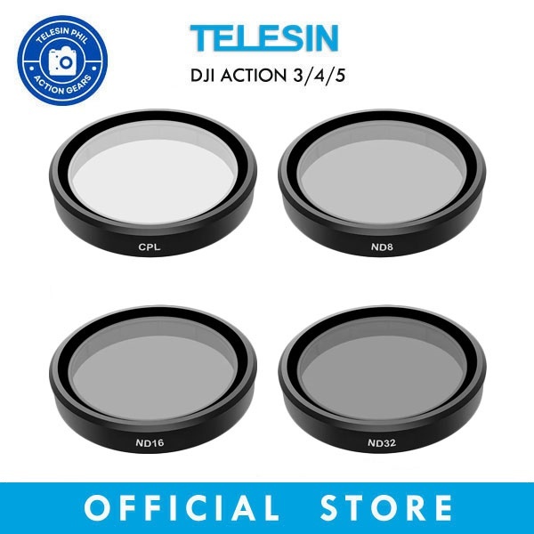 Dji Osmo Action Dji Action Accessories TELESIN 4-Pack Lens