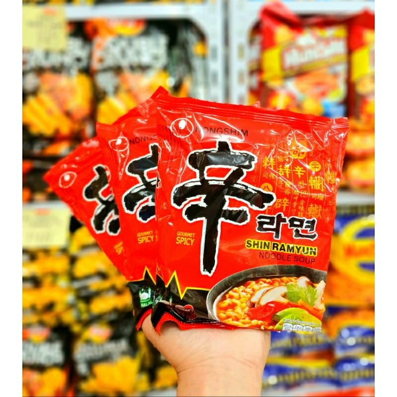 [BUNDLE OF 3]Nongshim Shin Ramyun Spicy Noodles 120g | Shopee Philippines