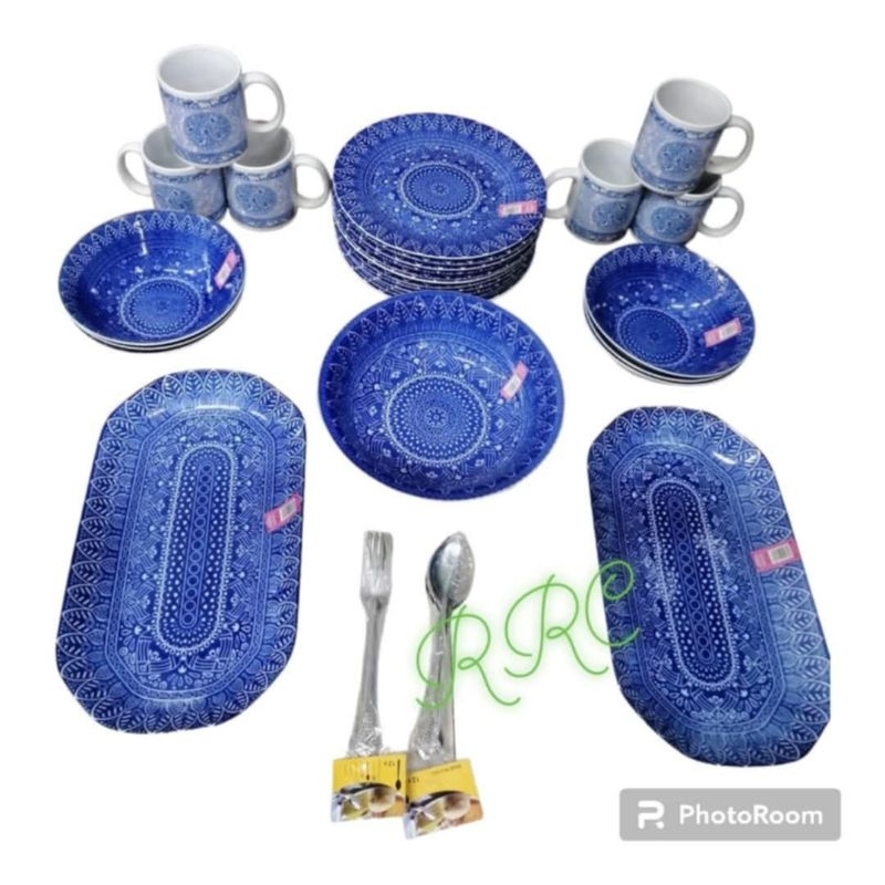 BLUE PLATE NEW SETS | Shopee Philippines