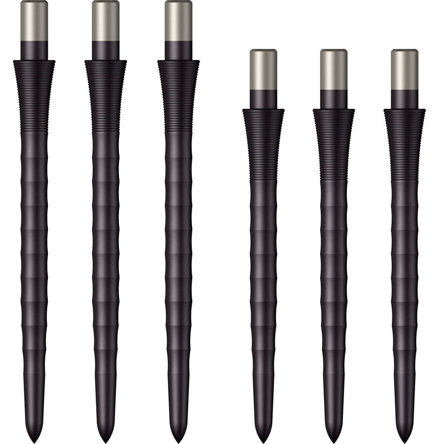 Mission Ripple Points Black – 40 Mm Steel-Tip Dartspitzen, Original Mission Darts Zubehör