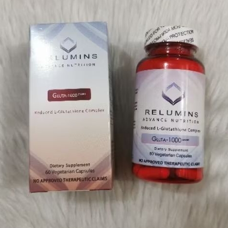 relumins l glutathione complex Relumins New Gluta 500 - Chewable/Sublime Wall Glutathione Complex with  Advanced Skin Nutrition - Vit C, Fruit Punch Flavored, Made in USA - 60CT x  2 Bottles
