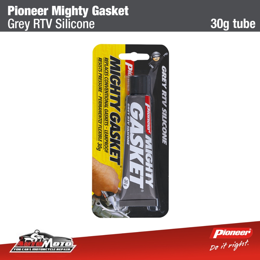 Pioneer Mighty Gasket Engine Sealant Grey 30g | Shopee Philippines