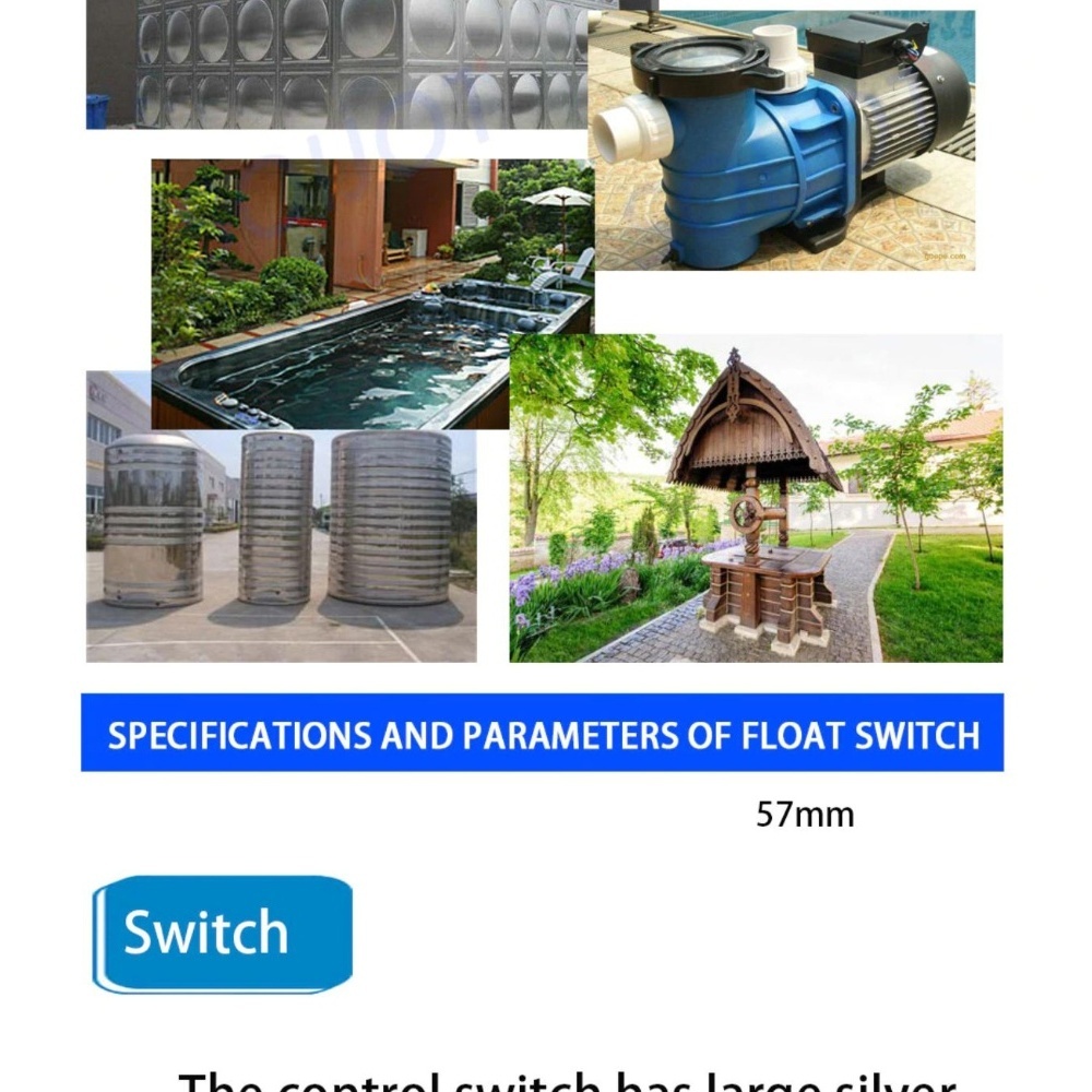Double Float Suspension Automatic Liquid Level Controller Pump Switch ...