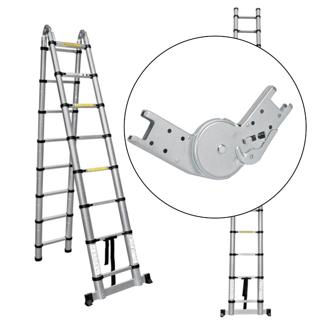 60×25MM Ladder Hinge Stainless Steel Heavy Duty Folding Telescopic Step ...