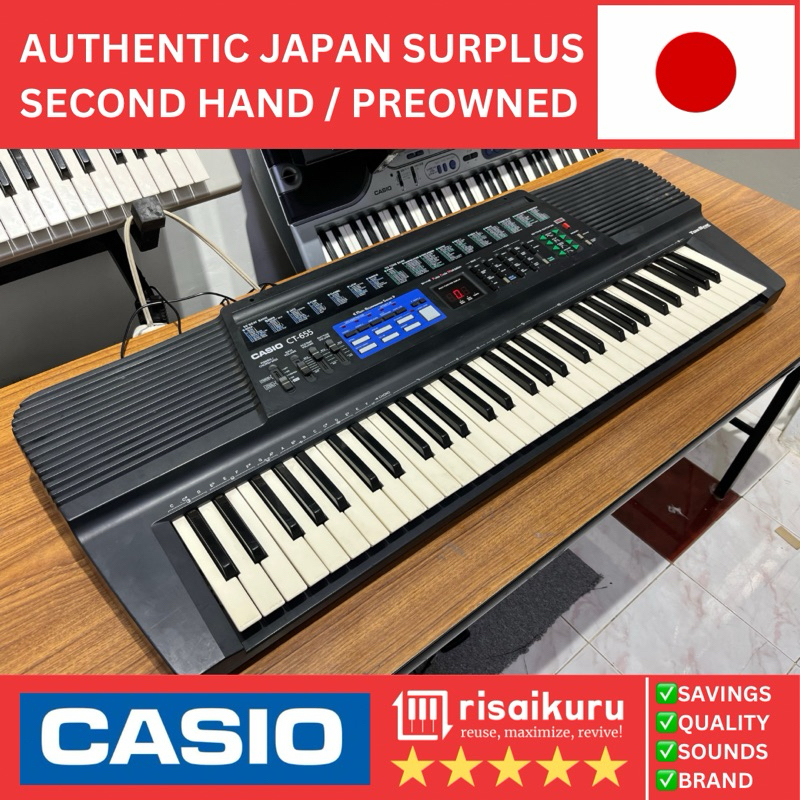CASI0 CT-655 Keyboard Piano Organ CASI0TONE with Multi