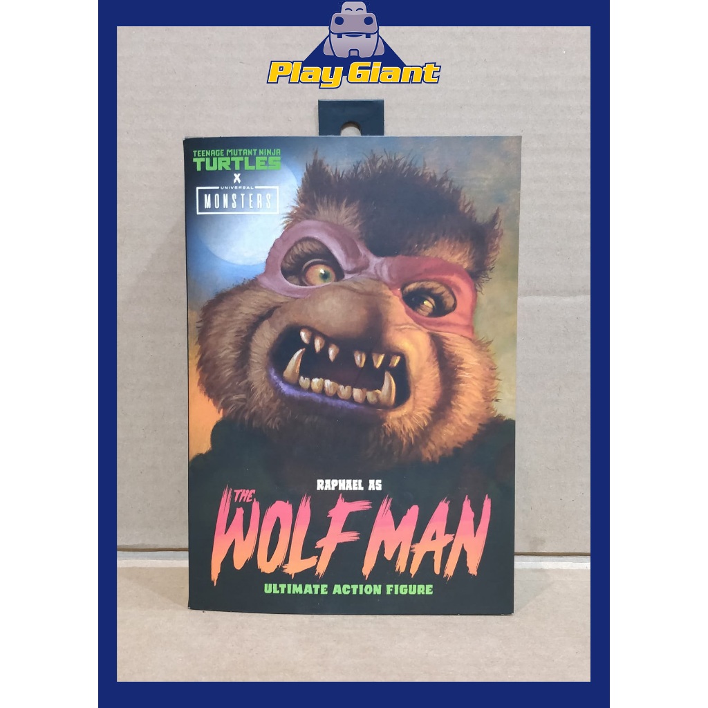 NECA Ultimate Raphael as The Wolfman (Universal Monsters x TMNT) 7inch ...