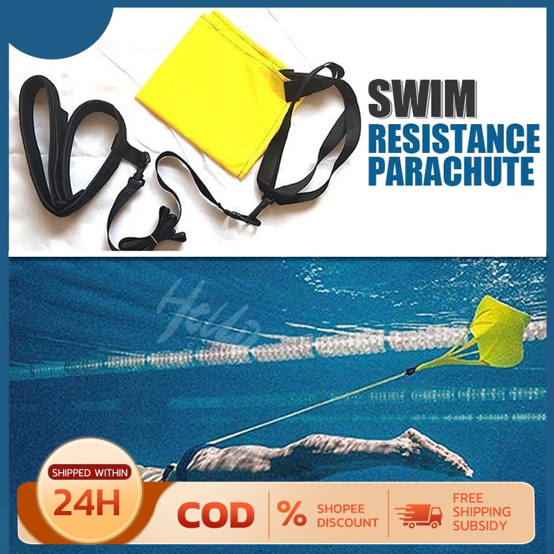 Swim Parachute Agility Training Equipment Swimming Resistance Belt With Drag | Malaysia