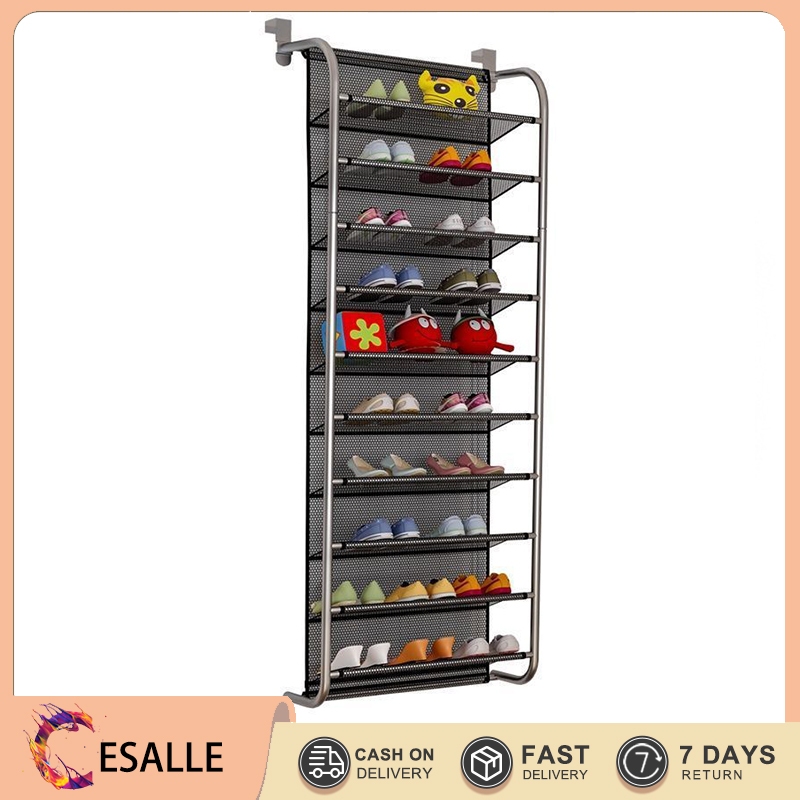Wall mounted shoe rack door mounted shoe rack multi-layer assembly shoe ...