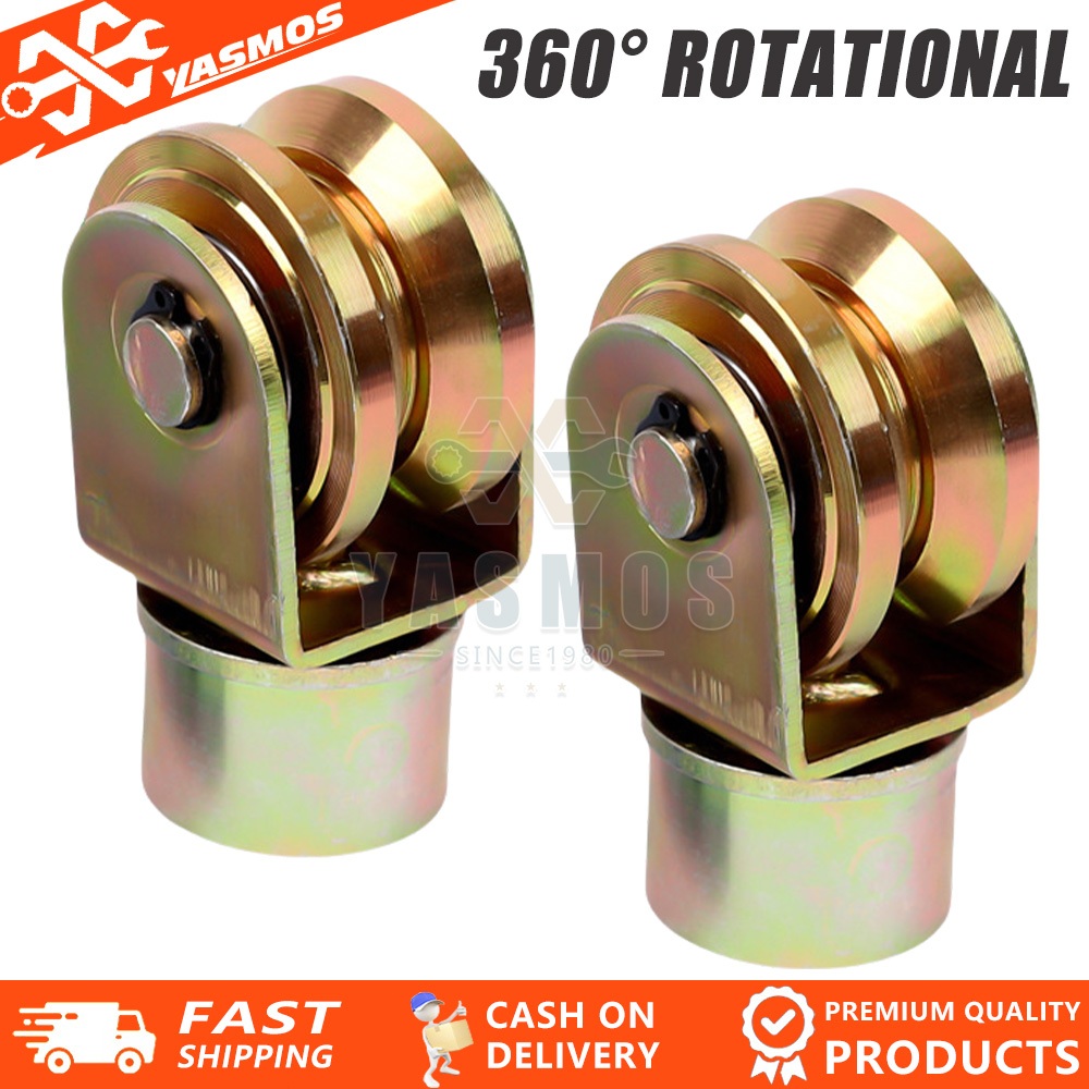 360° Rotating Sliding Gate Roller Wheel Heavy Duty Double-Bearing U ...