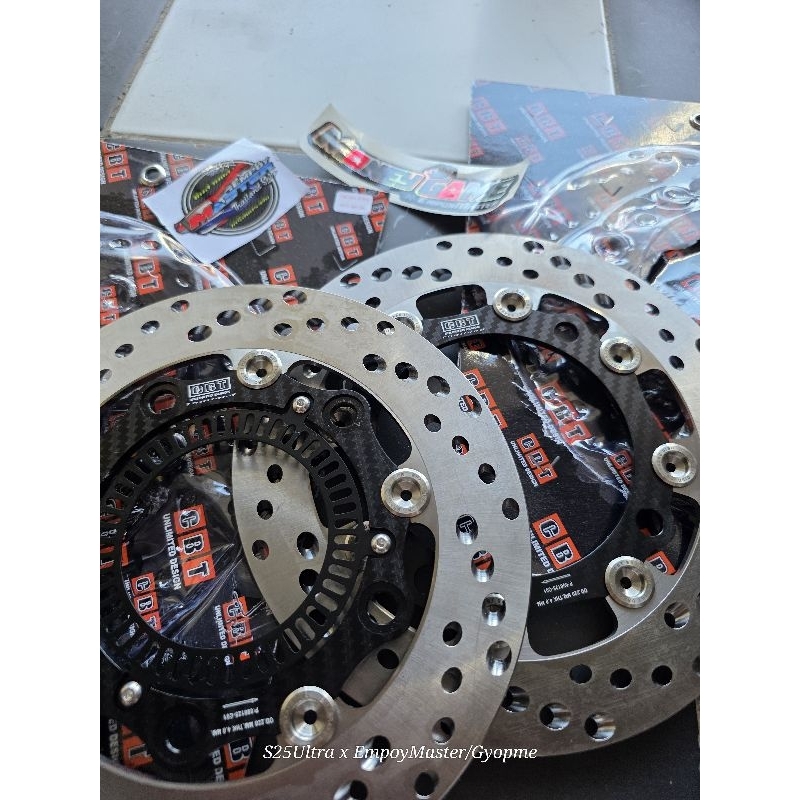 Row1 CBT carbon disc 190mm & 220mm for Giorno Raider Mio Wave Xrm Rs ...