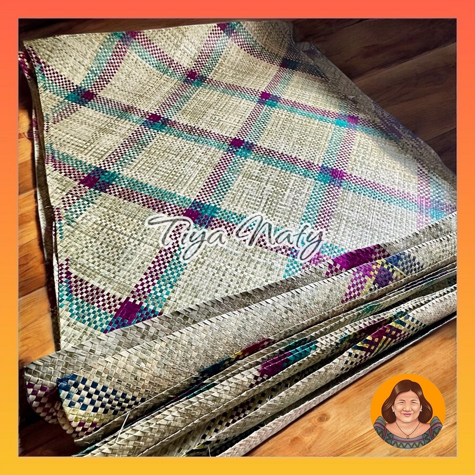 TIYA NATY Handwoven Native Banig Filipino Sleeping Mat for home bedroom ...