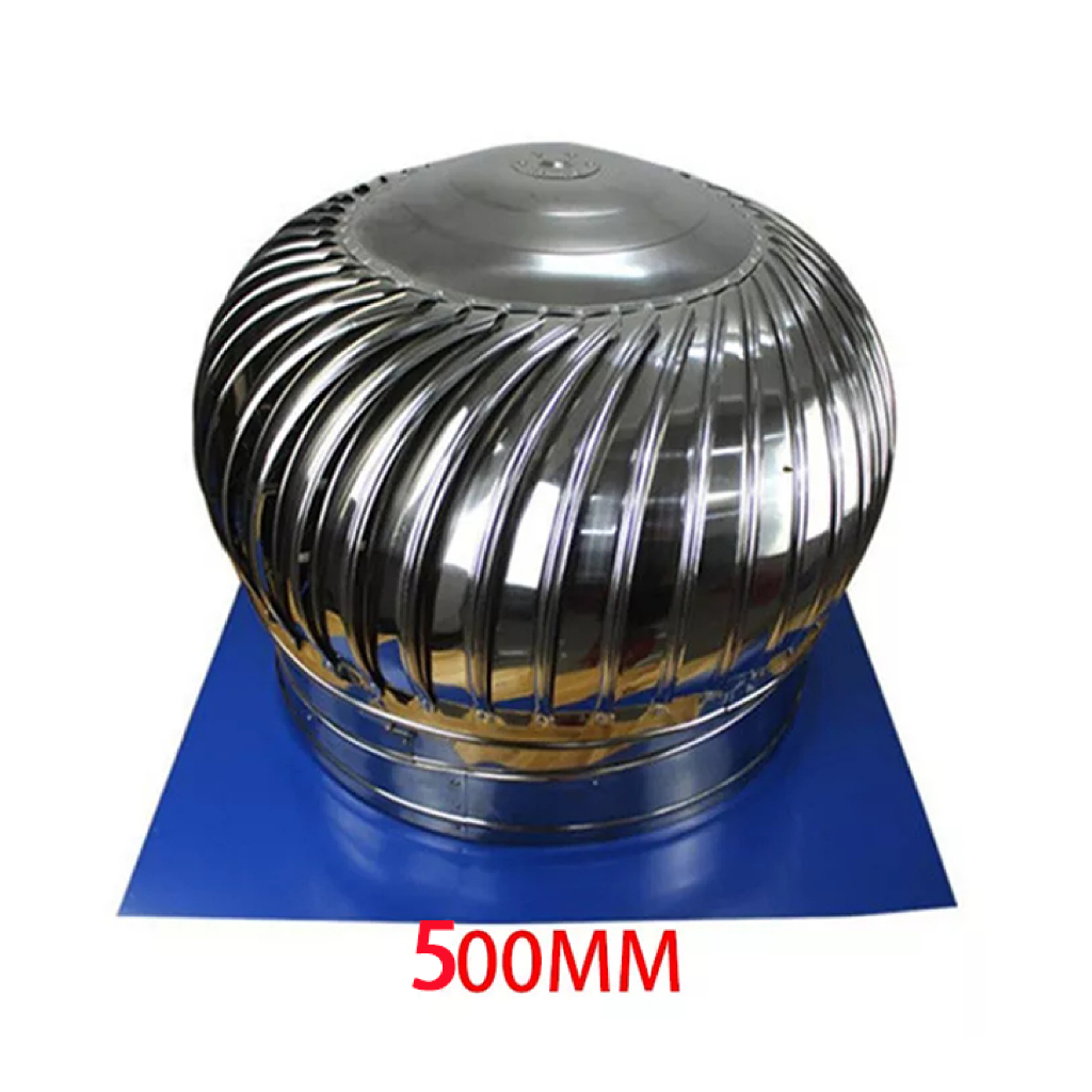 500mm Roof Whirl Turbine Ventilator Powerless Fan for Cooling Exhaust ...