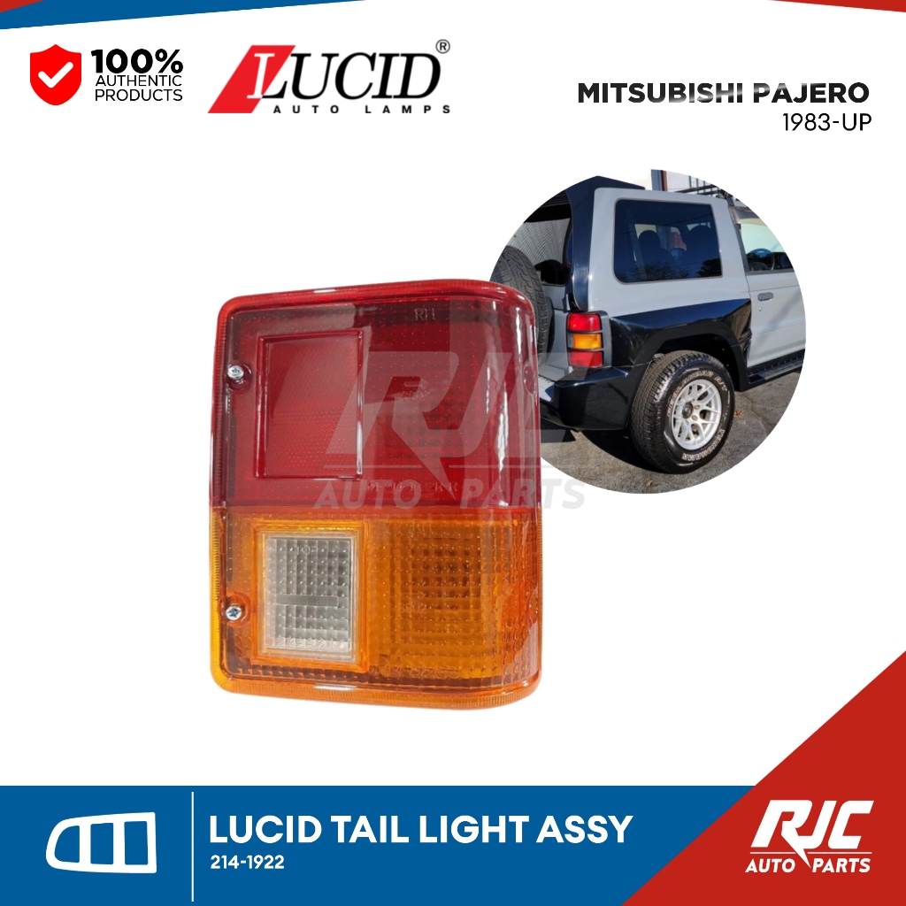 Lucid Tail Light Assembly 214-1922 Right Mitsubishi Pajero 1983 Up 1pc ...