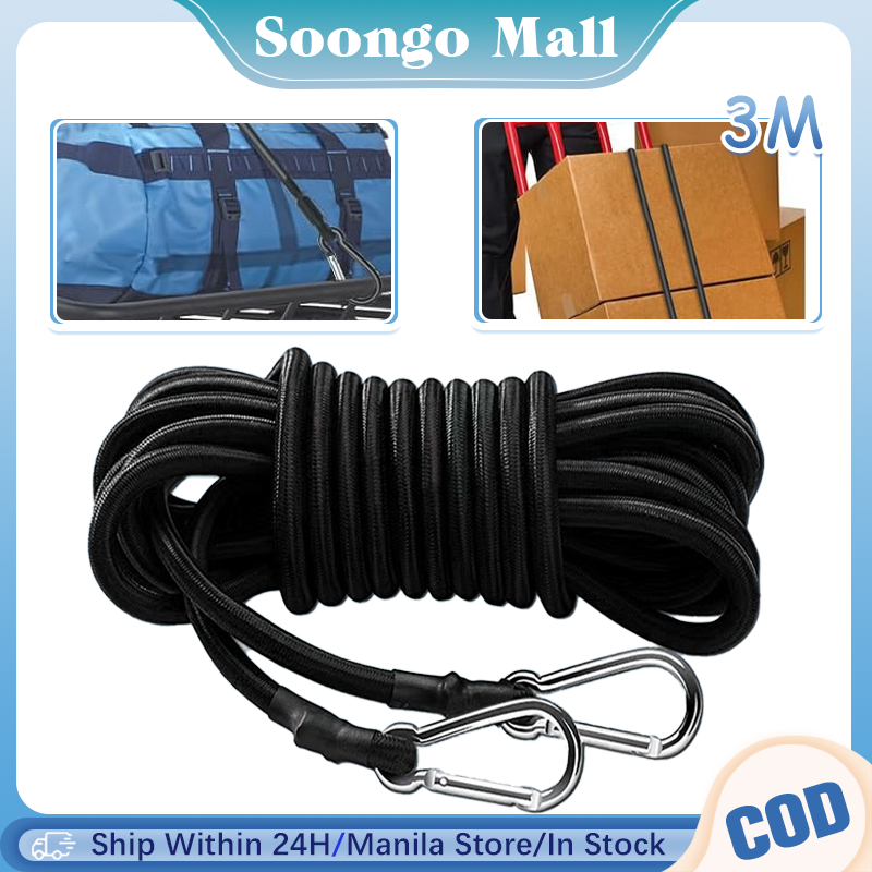 3M Heavy Duty Bungee Cord High Elastic Tie Strap Cycling Luggage ...