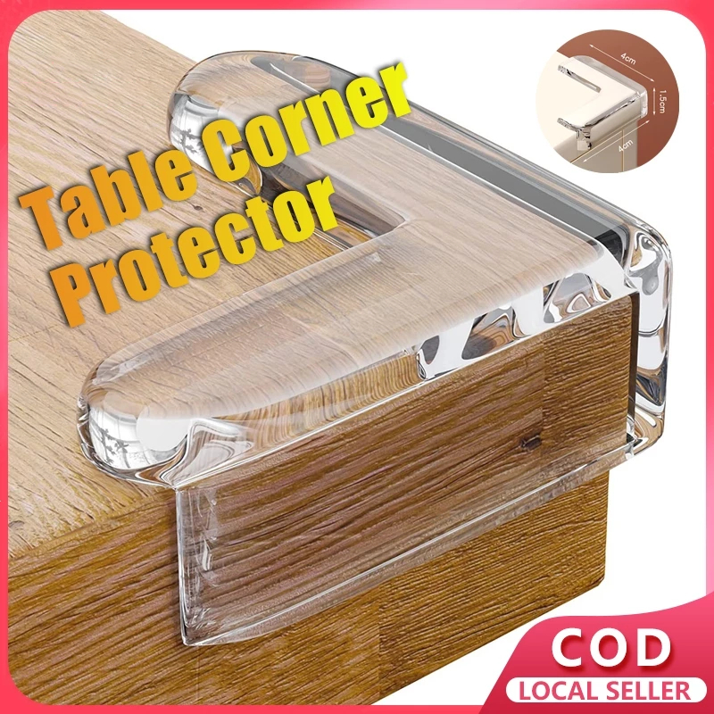 Safety Soft Transparent PVC Protector Table Corner Furniture Protection ...