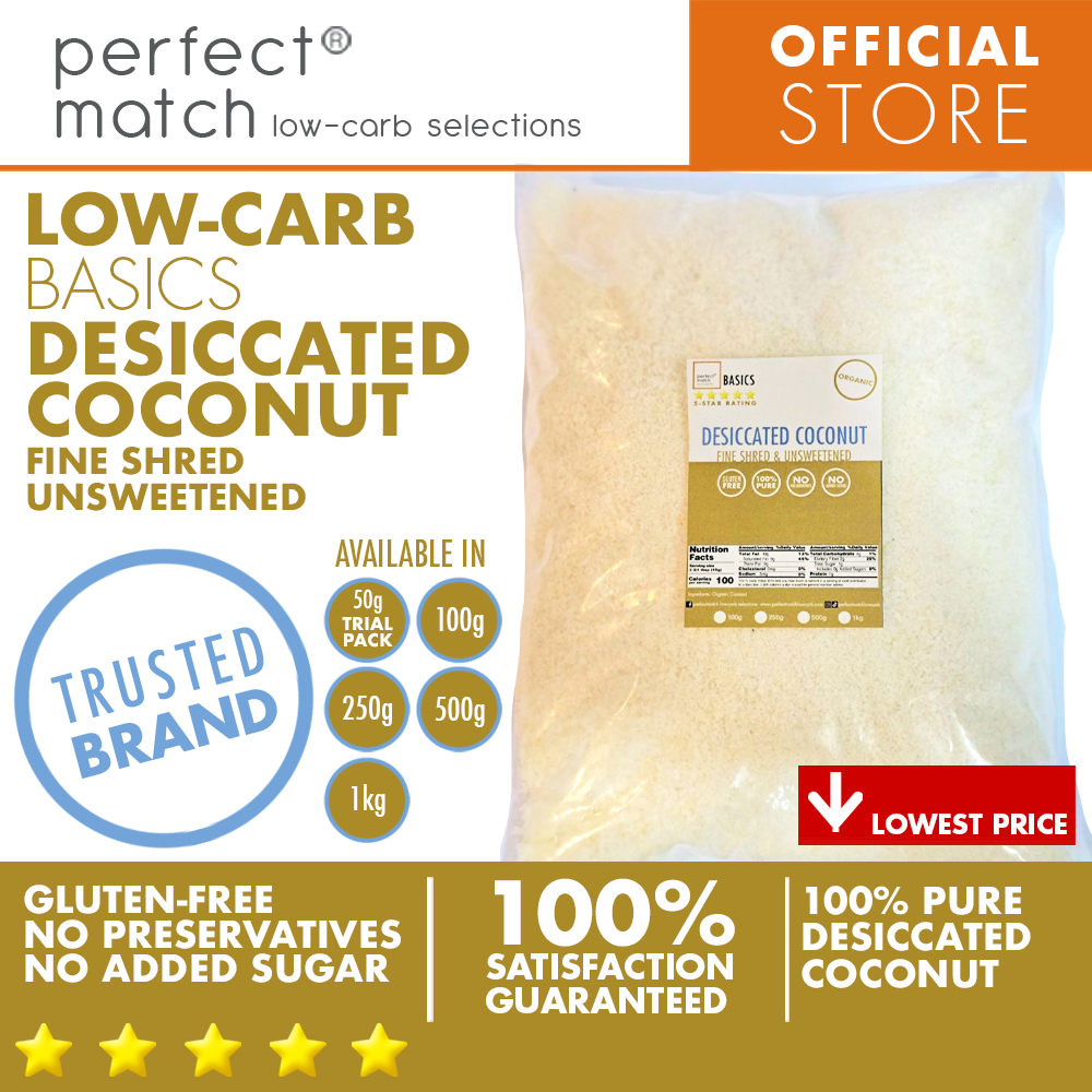PerfectMatch Low-carb® I Desiccated Coconut I Fine Shred I Unsweetened ...