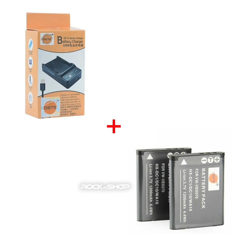 Panasonic VW-VBX070E-W Li-Ion Akku Für HX-WA10/DC10/DC1 Camcorder - Foto 7