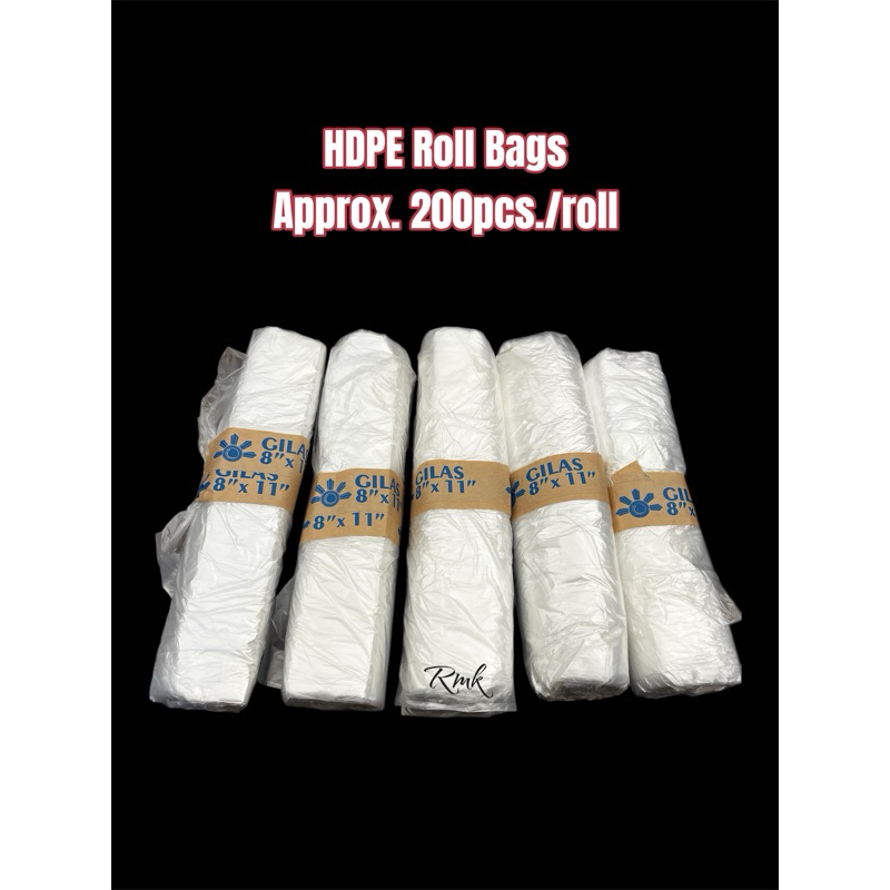 Plastic Labo HDPE Roll Bags 8x11 200pcs./roll | Shopee Philippines