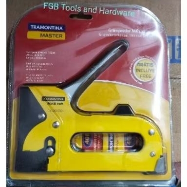 Tramontina gun tacker #43500/501 multi purpose staple gun includes 800 ...
