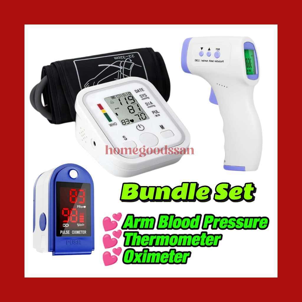 homegoodssan BUNDLE SET Blood Pressure Monitoring Arm Style/Pulse ...