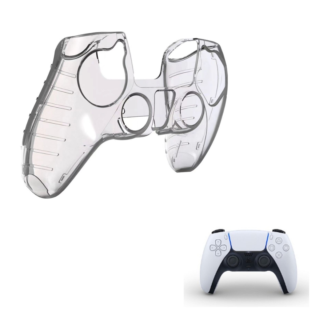 Crystal Clear PS5 Controller Protection Case PS5 Case Dustproof Anti ...