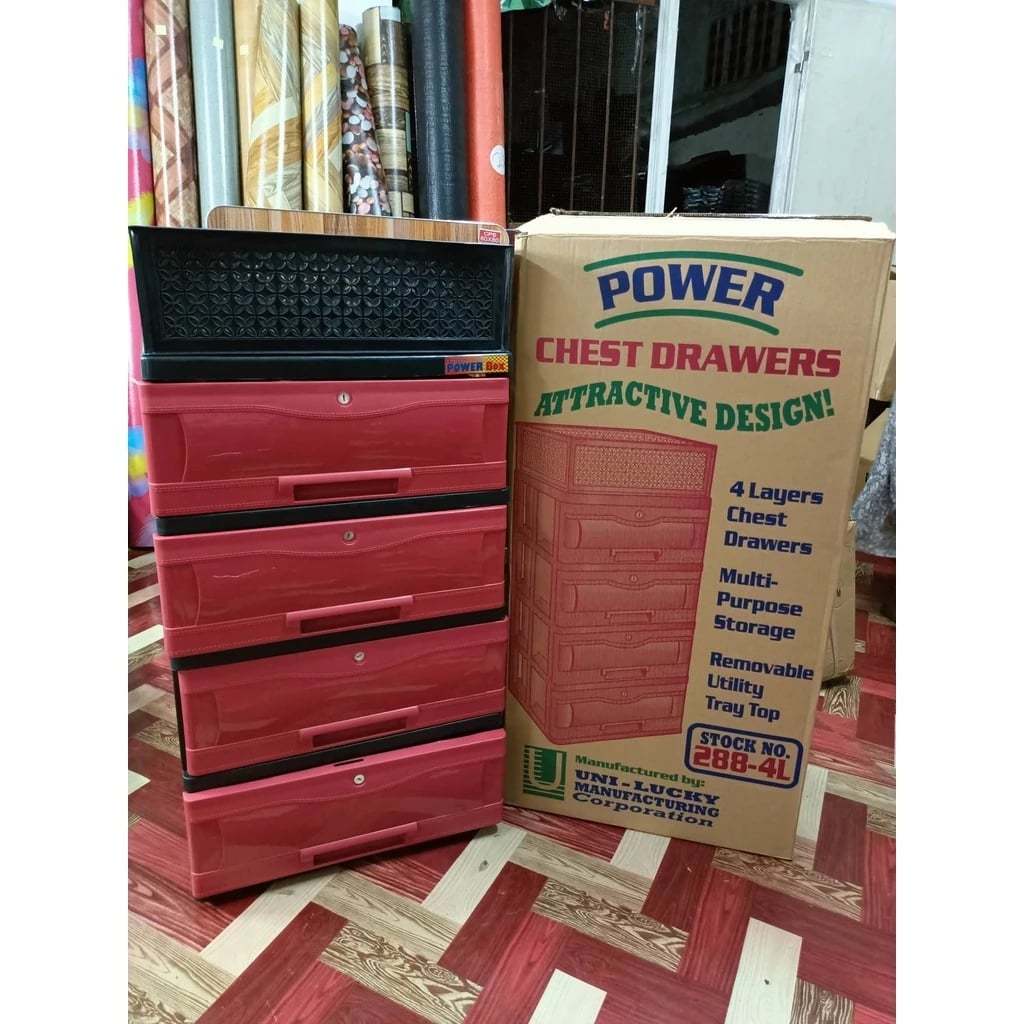 (#288) POWER CHEST DRAWER (RANDOM COLOR) UNILUCKY DRAWER CLOTHES ...