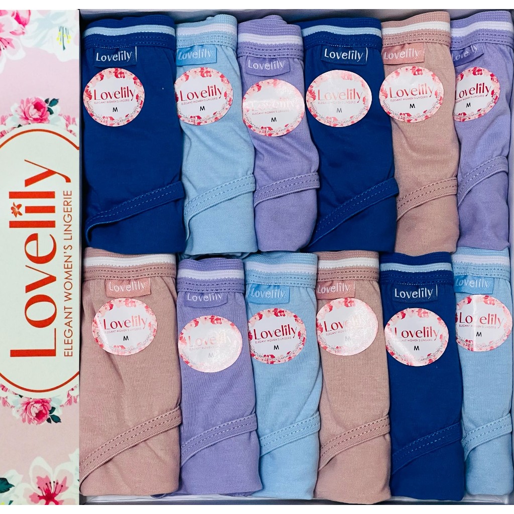 LOVELILY by SOEN Bikini Panty for Teens/Adults LBBC 5811 (One Dozen ...