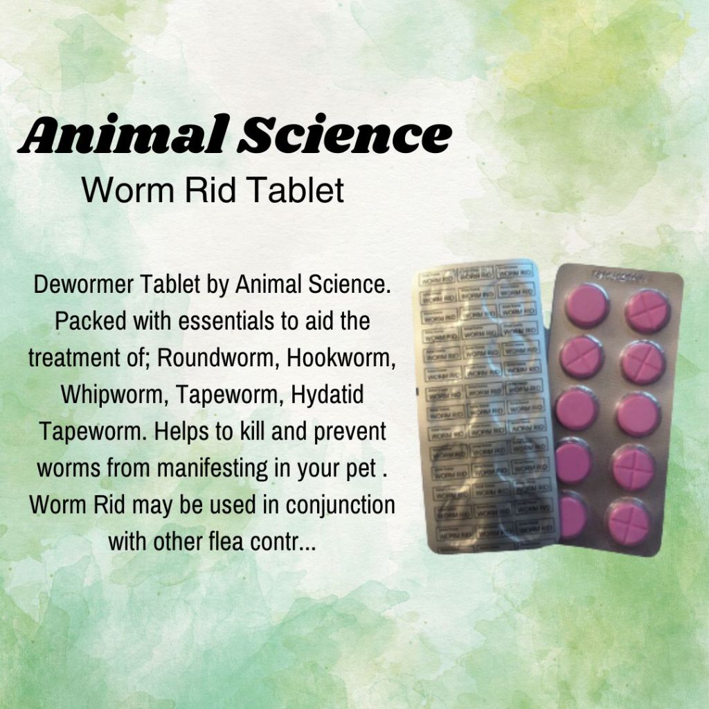 1pcs Animal Science Worm Rid Tablet Papi Vermifuge Tablet All Stages ...
