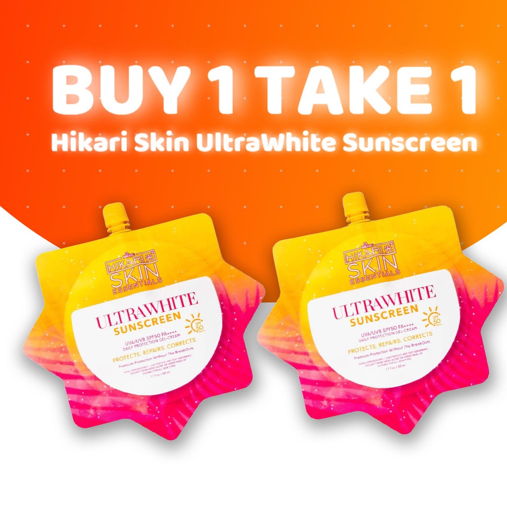 HIKARI Sunscreen Sunblock Cream Ultra White Sun Screen Whitening Skin ...
