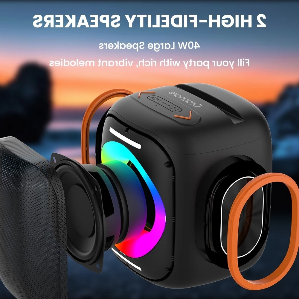 Orashare BSH03 40W Karaoke Bluetooth Speaker With Dual Wireless Mics ...