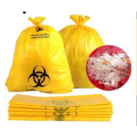 LBT 50PCS/BAG Autoclavable Biohazard Waste Bag Size: 61cmx 81cm (24 ...