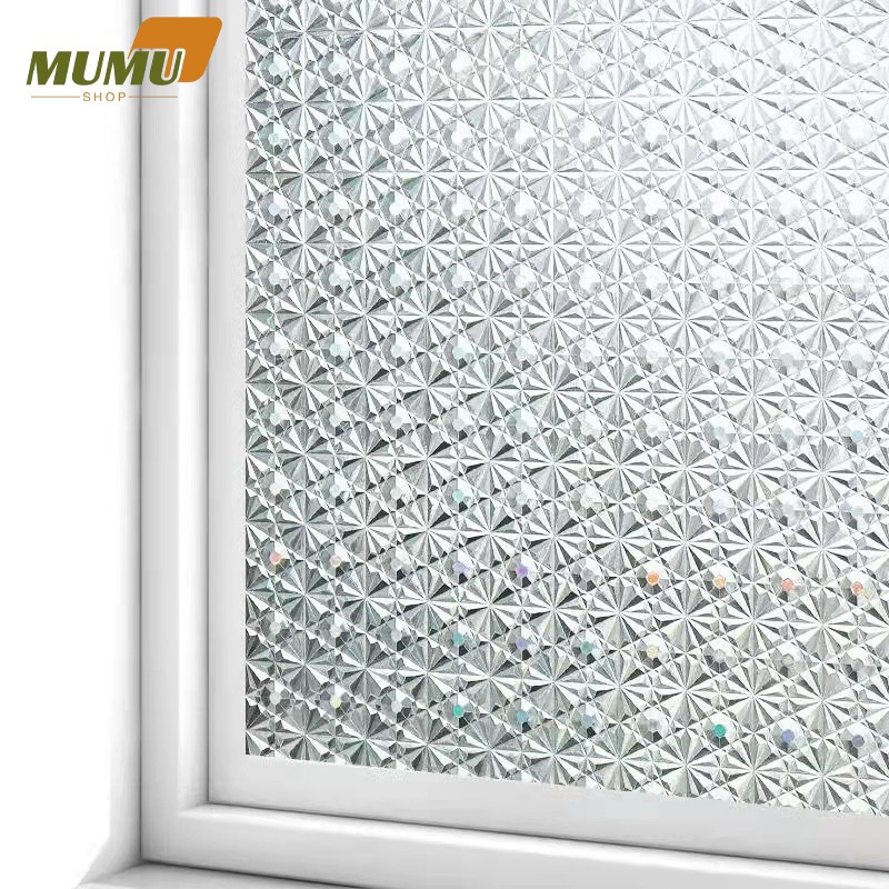 50x200CM privacy window film sunscreen glass sticker 3D decorative ...