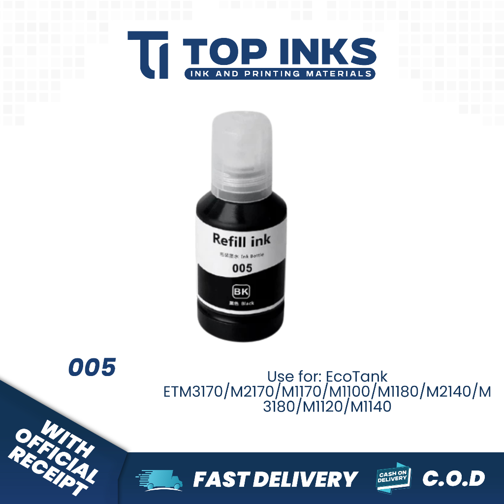 005 Bk for Epson PIGMENT Compatible Refill Ink 127ml | Shopee Philippines