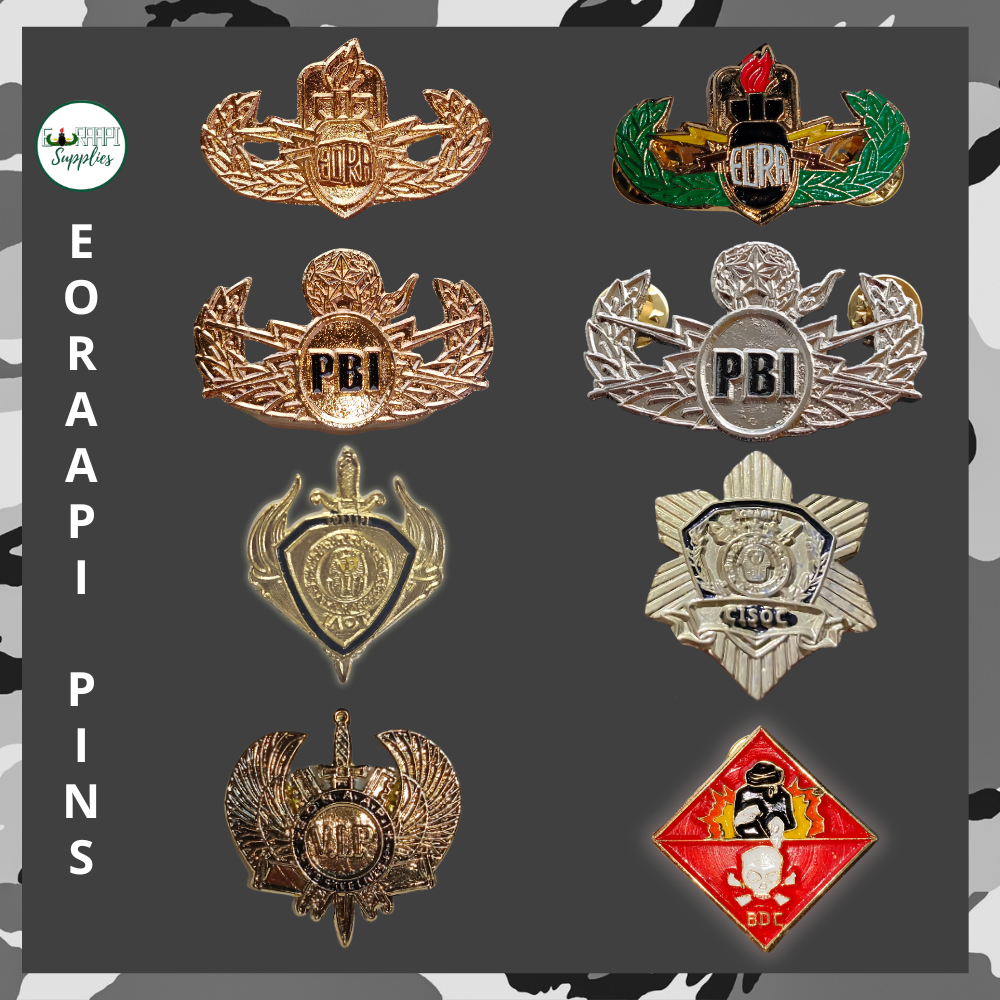 EORAAPI | EORA, PBI, IAOT, CISOC, BDC, VIP Pins/Insignia | Shopee ...