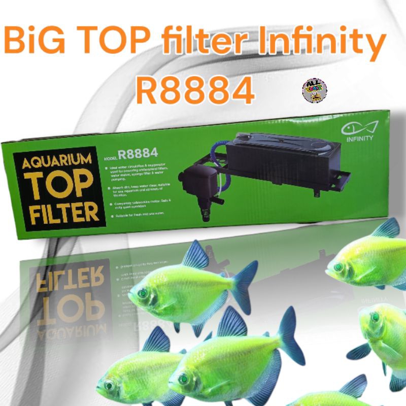 BIG OVER Head TOP FILTER INFINITY R8884 -40w | Shopee Philippines