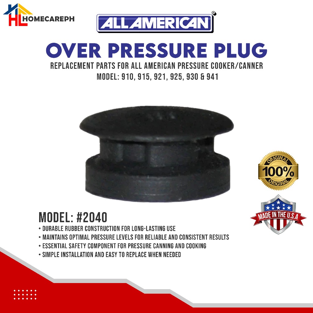 All American Over Pressure Plug #2040 (1PC) | Shopee Philippines
