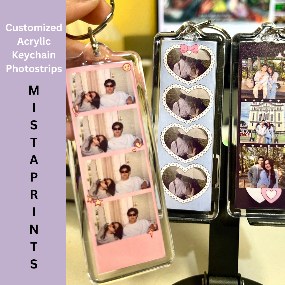 Customized Keychain Photostrips Acrylic Keychain High Quality Pictures ...