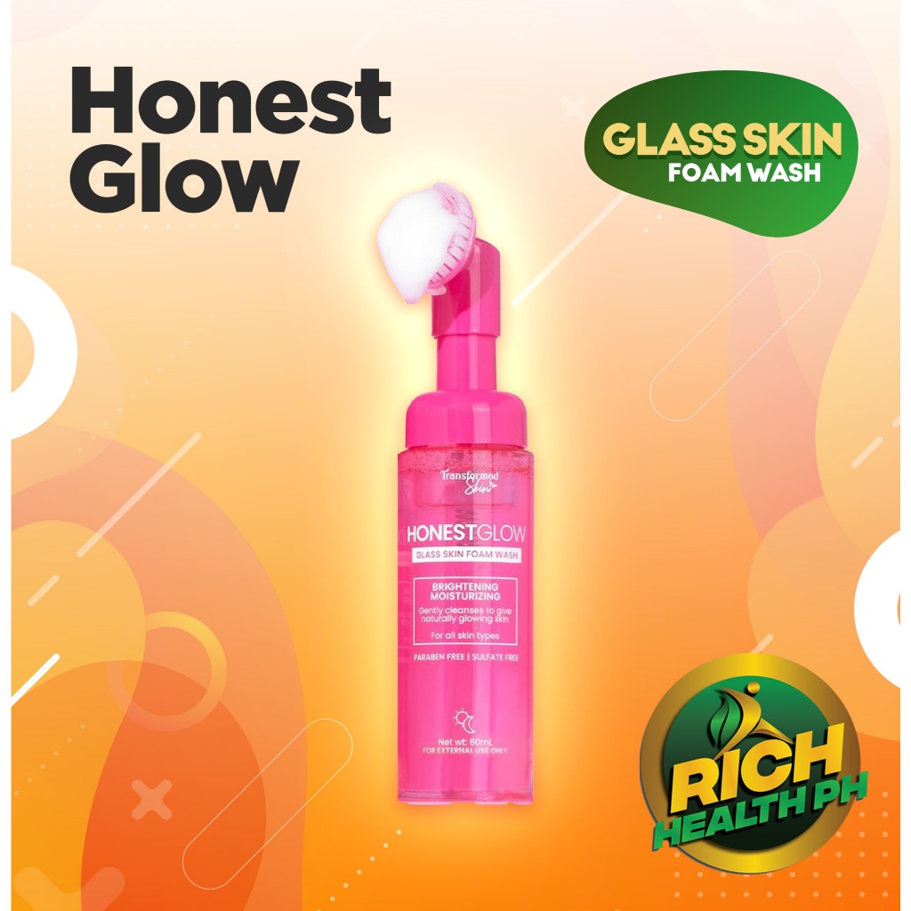 HONEST GLOW GLASS SKIN FOAM WASH 60mL | Shopee Philippines