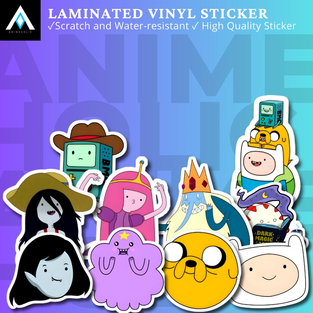 AESTHETIC ADVENTURE TIME CARTOONS STICKERS FOR TUMBLER AND MORE ...