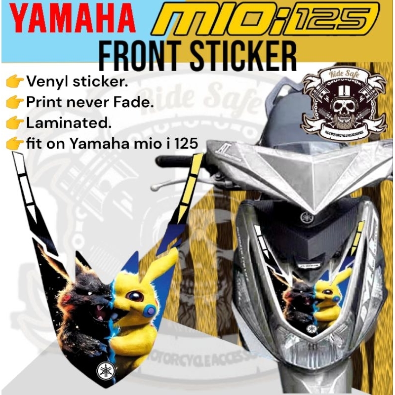 Yamaha Mio i 125 Front Sticker Accessories / Mio i 125 Sticker | Shopee ...