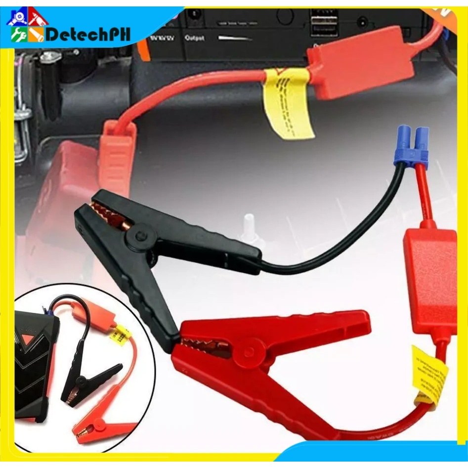 Portable Plug Clip Jump Starter Car Trucks with EC5 Booster Connector ...