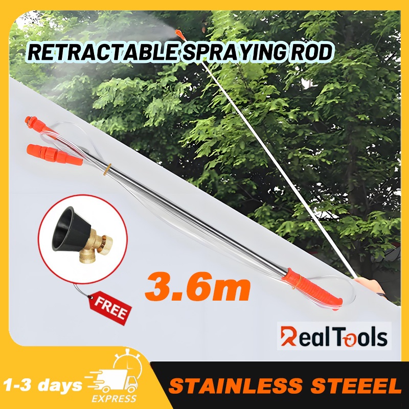 3.6M Retractable Spraying Rod Stick Sprayer For Pesticide Spraying ...