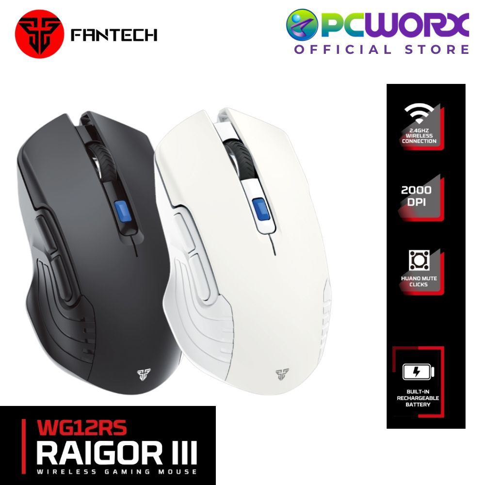 Fantech Raigor III WG12RS Rechargeable 2.4GHz Wireless Gaming Mouse ...