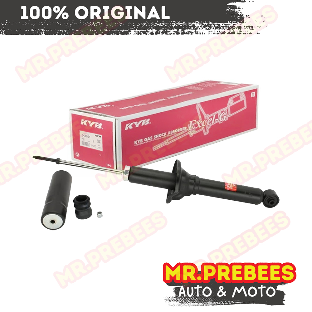 KYB 341261 Excel-G Gas Strut Black Silver On