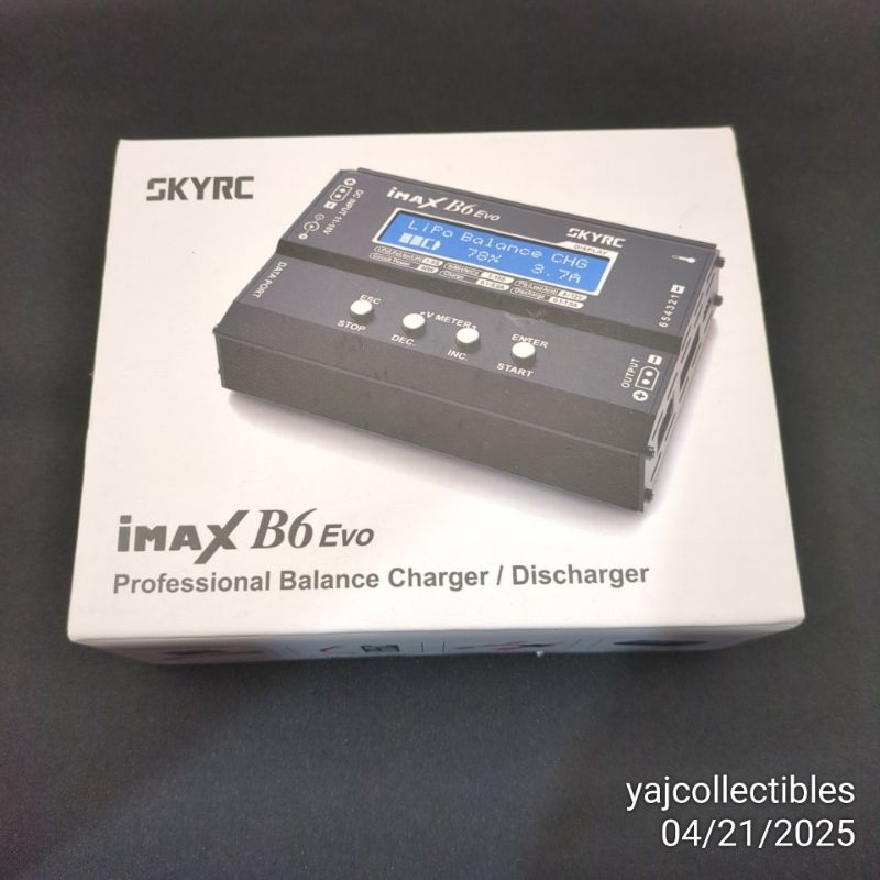 skyrc-imax-b6-evo-charger-with-adapter-used-shopee-philippines