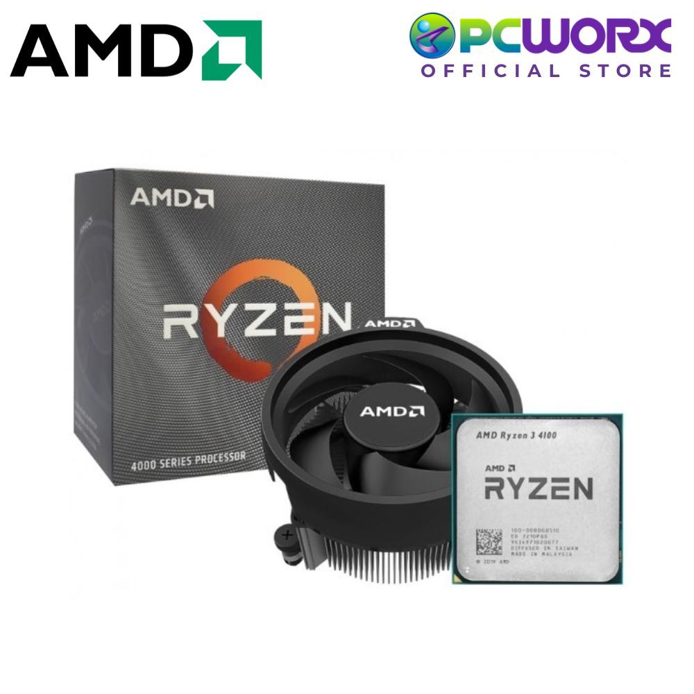 AMD RYZEN 3 4100 4 CORE 8 THREAD UNLOCKED DESKTOP PROCESSOR visual data 8