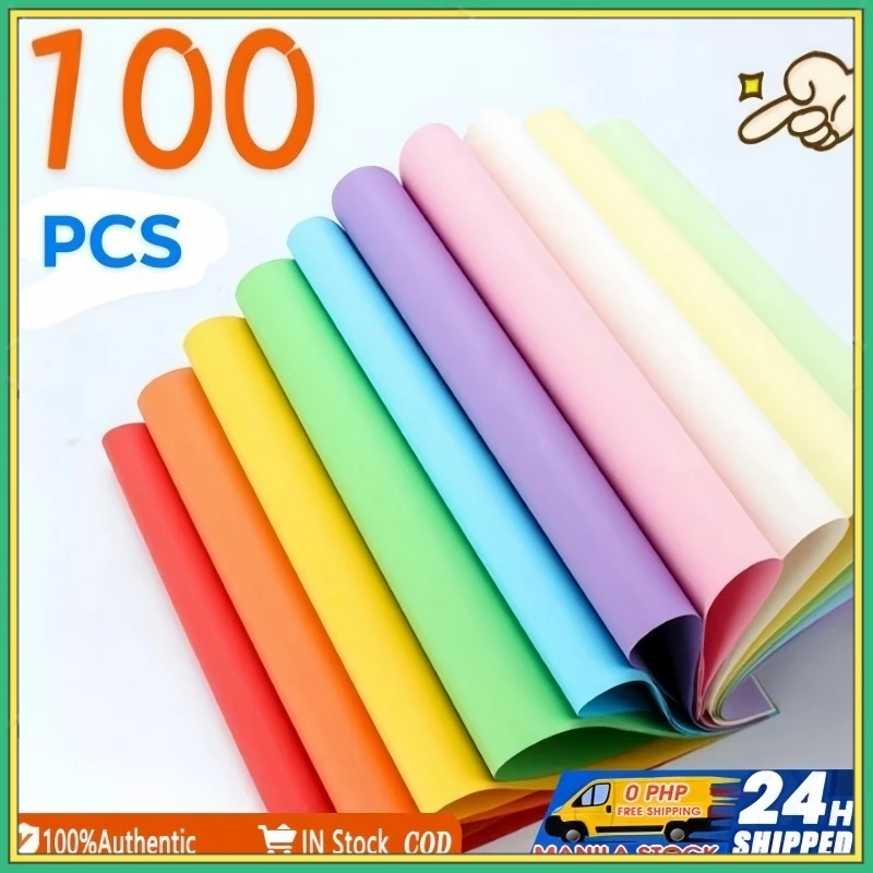 100 Sheets Value Pack DIY Folding Colored Paper Gifts Wrapper Origami ...