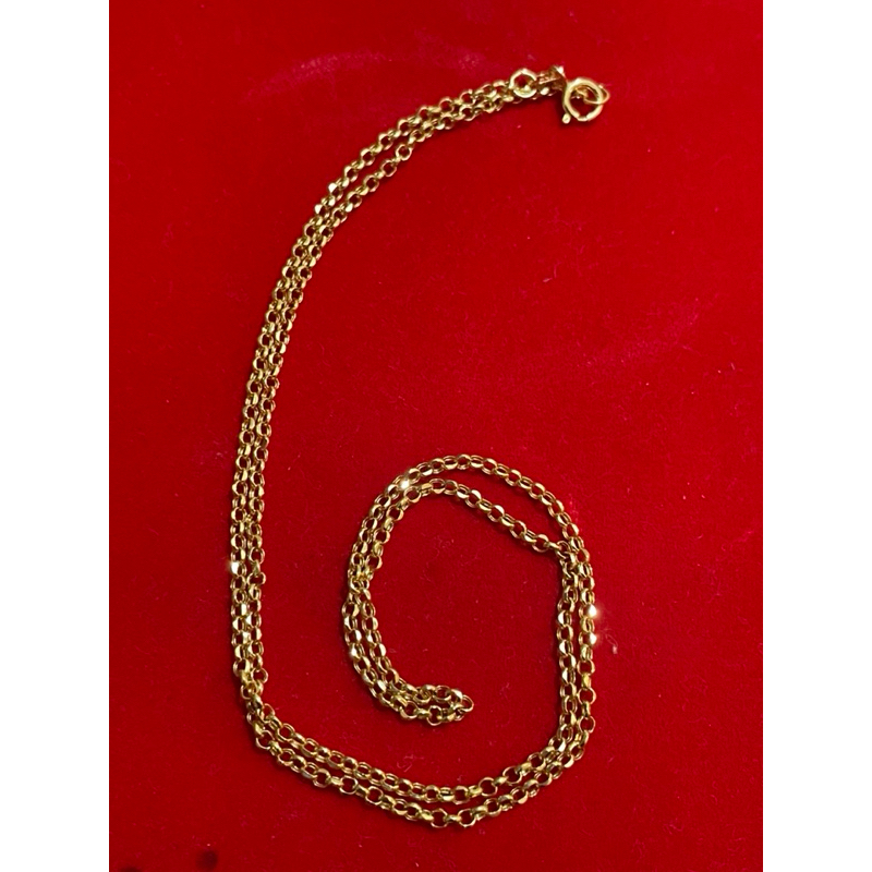 Tauco Chain Design Yellow and White Gold Necklace 16 inches(Sold per ...