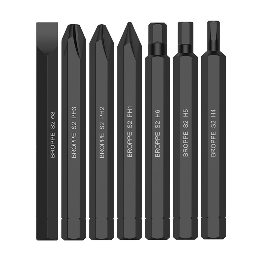 Phillips Slotted Hex Impact Screwdriver Bit Set 8mm Hex Shank 36mm/80mm ...